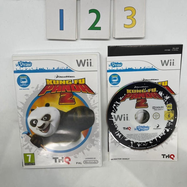 U Draw Dreamworks Kung Fu Panda 2 Nintendo Wii Game + Manual PAL - Trippy Trades 