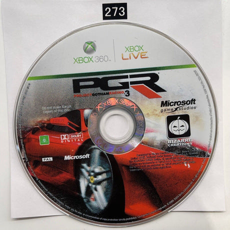 Project Gotham Racing 3 PGR 3 Xbox 360 Game Disc Only - Trippy Trades 