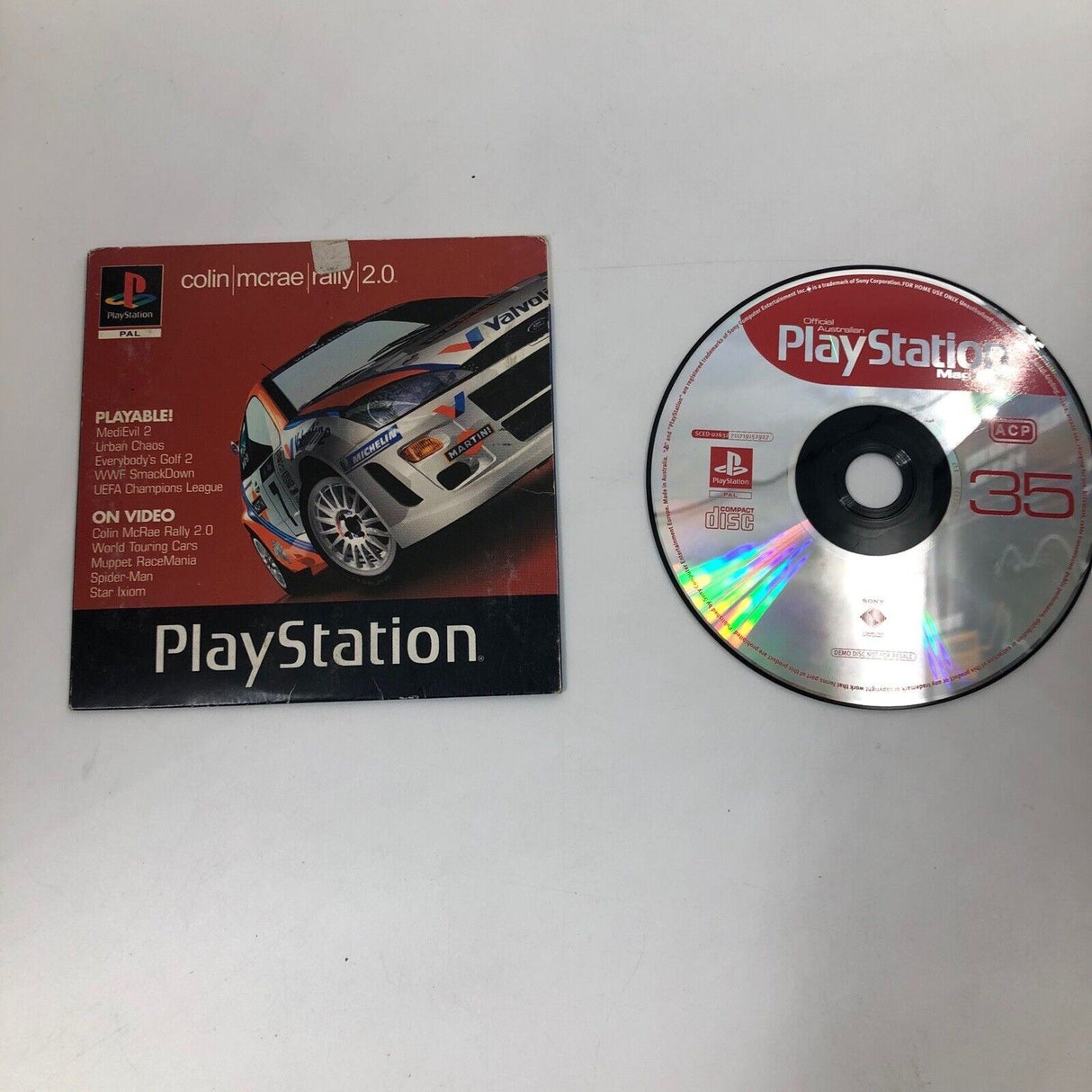 Colin McRae Rally 2.0 PS1 Playstation 1 Demo PAL 25F4 - Trippy Trades 