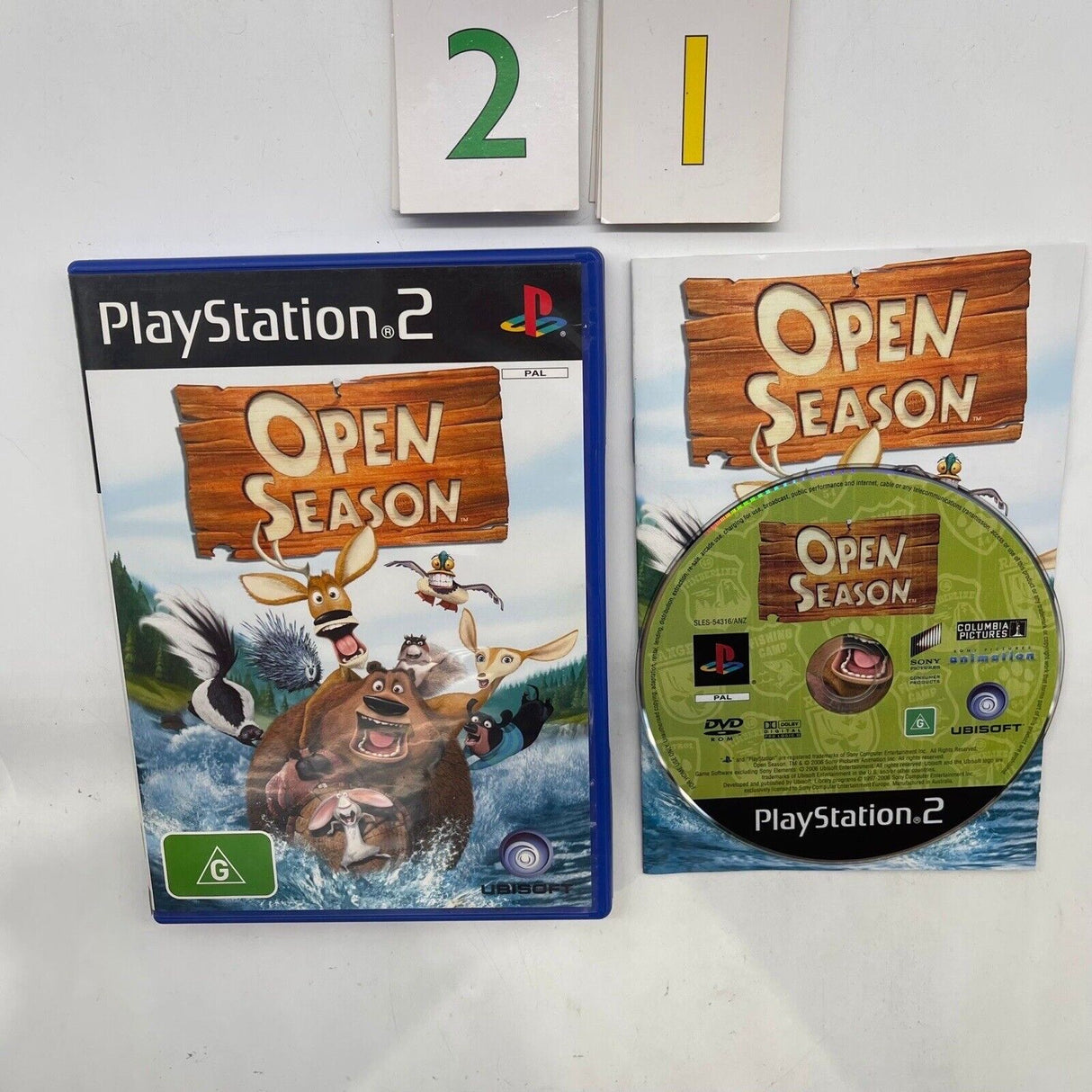 Open Season PS2 Playstation 2 Game + Manual PAL