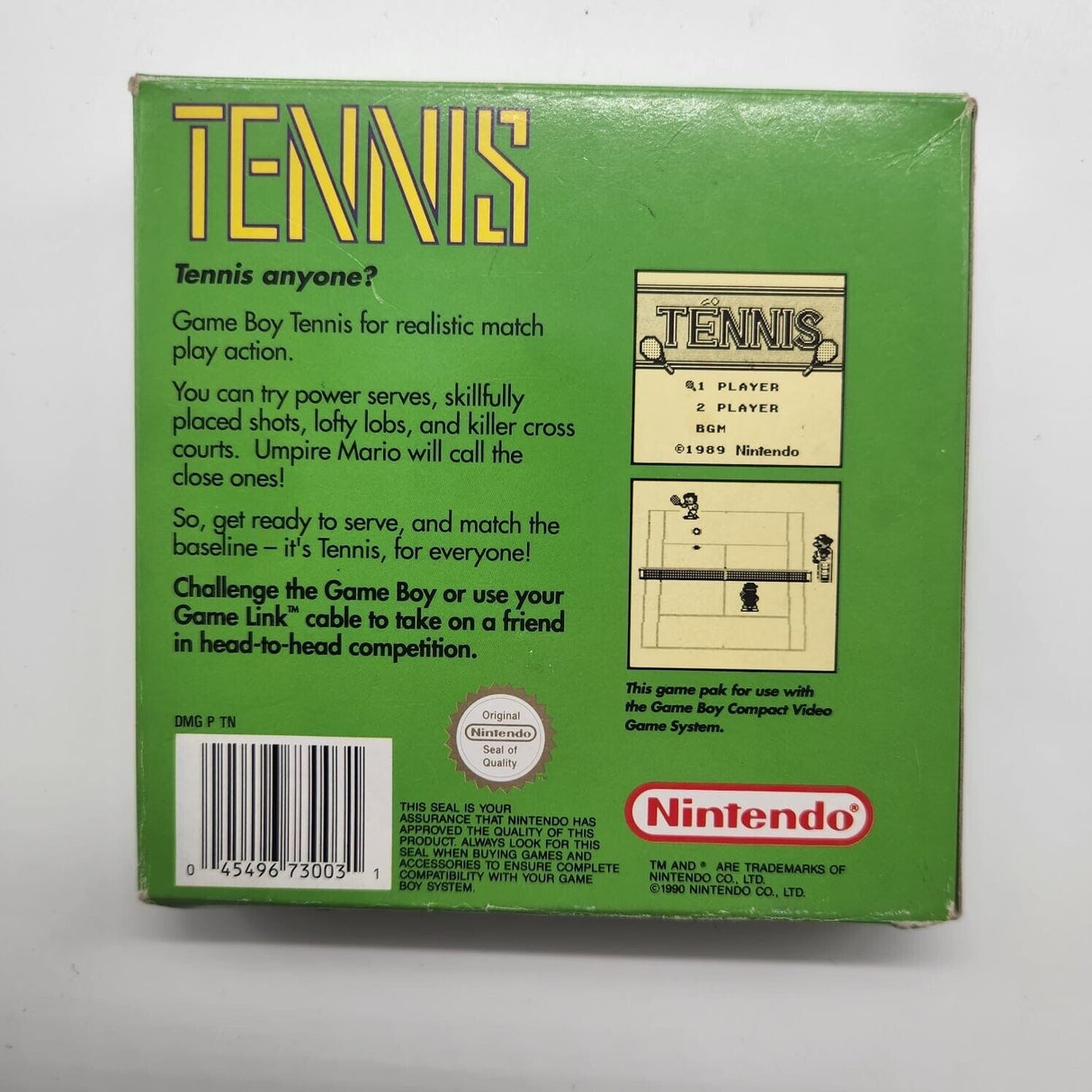 Tennis Nintendo Gameboy Original Game Boxed Complete 25F4 - Trippy Trades 