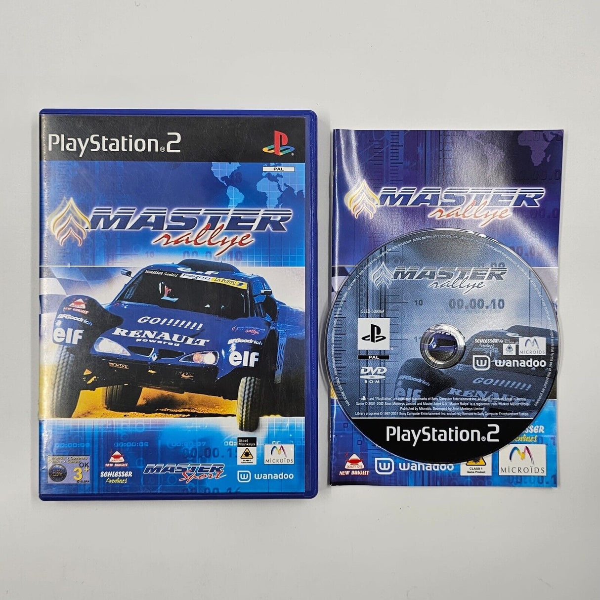 Master Rallye PS2 Playstation 2 Game + Manual PAL 25F4 - Trippy Trades 