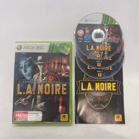 L.A Noire Xbox 360 Game + Manual PAL - Trippy Trades 