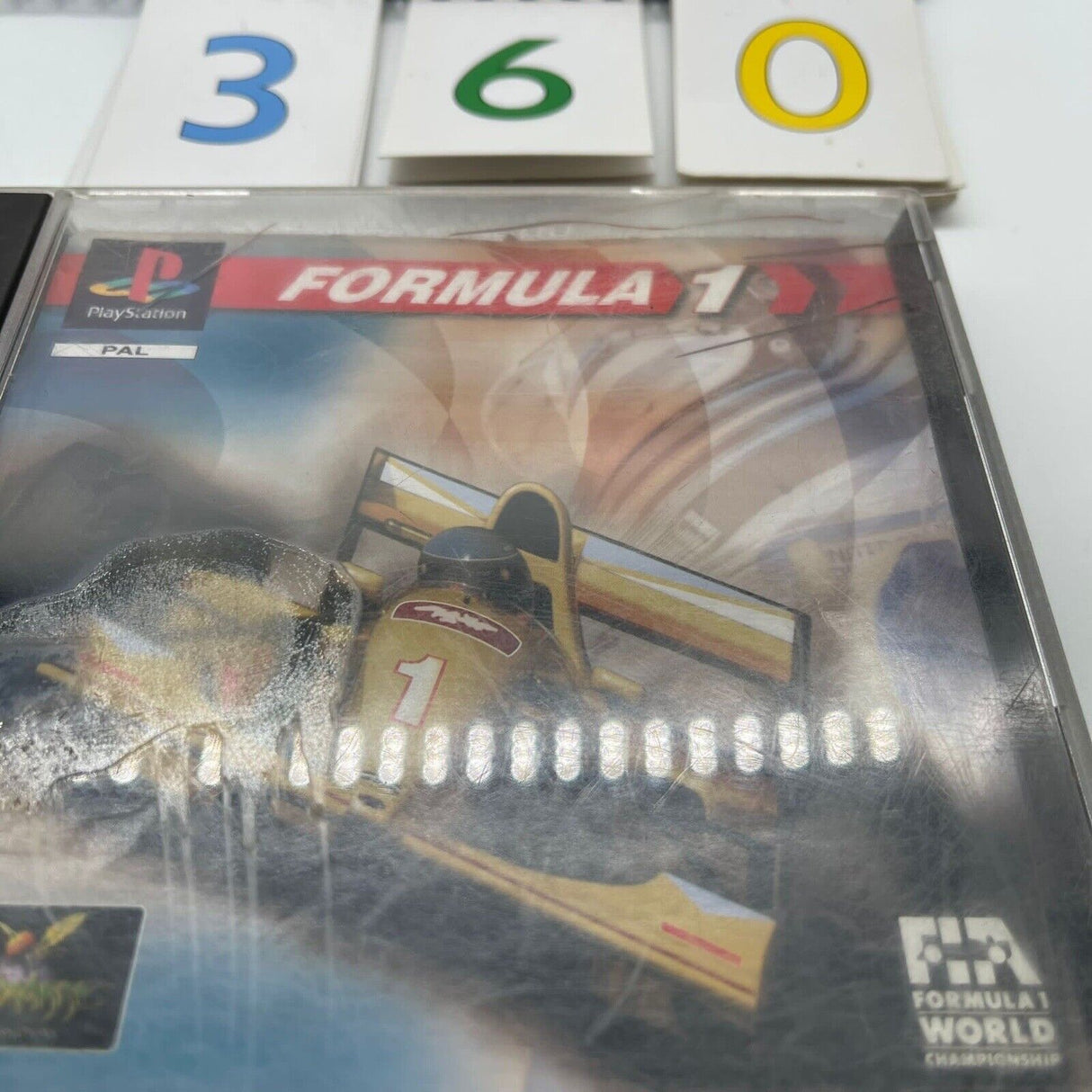 Formula 1 F1 PS1 Playstation 1 Game + Manual PAL - Trippy Trades 