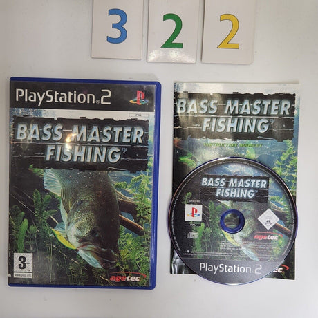 Bass Master Fishing PS2 Playstation 2 Game + Manual PAL db322 - Trippy Trades 