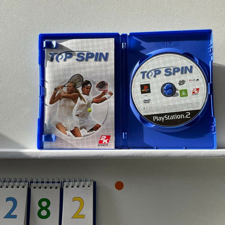 Top Spin PS2 PlayStation 2 game + manual PAL o282 - Trippy Trades 